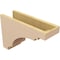 Ekena Millwork 6"W x 18"D x 12"H Classic Pescadero Rough Cedar Woodgrain TimberThane Corbel, Primed Tan CORUR06X18X12PECRCPR - alternate 5